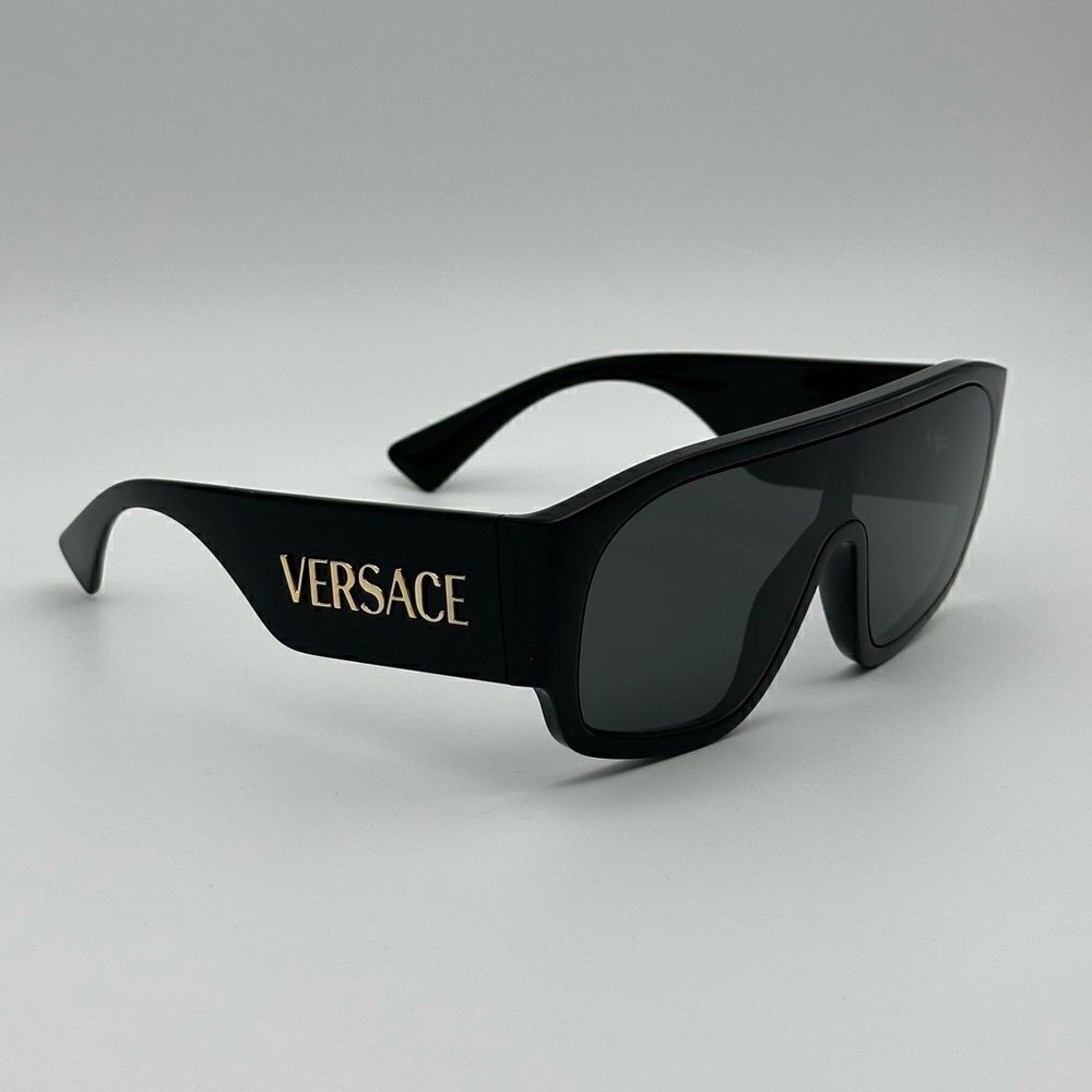 VERSACE Sunglasses VE4439 GB1/87 Black/Dark Grey Unisex NEW - Picture 6 of 14